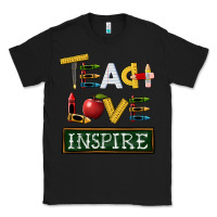 Black teach love inspire Classic Tee - BarkalooDesign