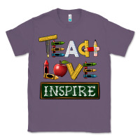 Lavender teach love inspire Classic Tee - BarkalooDesign