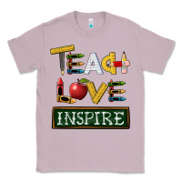 Lilac teach love inspire Classic Tee - BarkalooDesign
