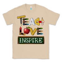 Mushroom teach love inspire Classic Tee - BarkalooDesign