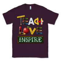 Plum teach love inspire Classic Tee - BarkalooDesign