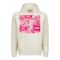 Oatmeal Heather breast cancer awareness pink Premium Hoodie - AdoDesignShop