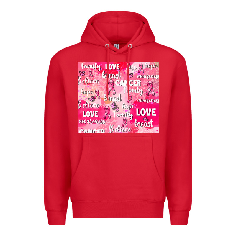 Breast Cancer Awareness Pink Premium Hoodie by AdoDesignShop | Teevron