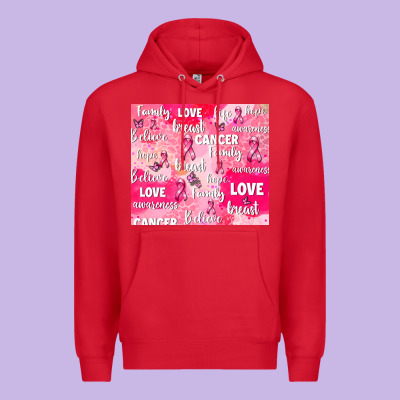 Breast Cancer Awareness Pink Premium Hoodie Designed By Adodesignshop