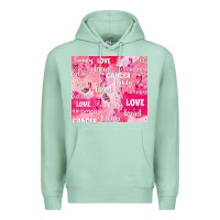 Seafoam breast cancer awareness pink Premium Hoodie - AdoDesignShop