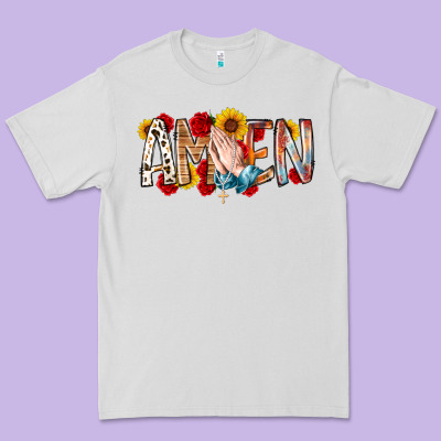 Amen Premium Tee Designed By Racoondesign