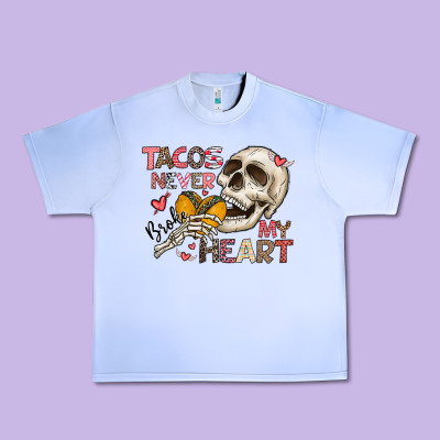 Tacos Never Broke My Heart Urban Heavy Tee Designed By Cowhidedigitalart