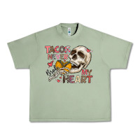 Oil Green Tacos Never Broke My Heart Urban Heavy Tee - CowhideDigitalArt