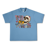 Pebble Blue Tacos Never Broke My Heart Urban Heavy Tee - CowhideDigitalArt