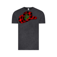 Vintage Black cowboy christmas Vintage Tee - CowhideDigitalArt