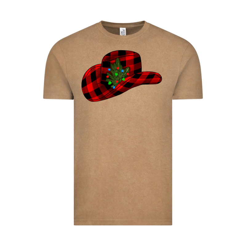 Cowboy Christmas Vintage Tee by CowhideDigitalArt | Teevron