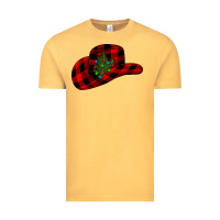 Vintage Mustard cowboy christmas Vintage Tee - CowhideDigitalArt