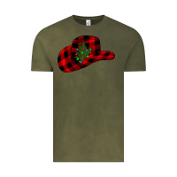 Vintage Olive cowboy christmas Vintage Tee - CowhideDigitalArt