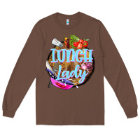 Chestnut western lunch lady Long Sleeve Tee - BarkalooDesign