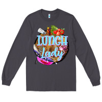 Smoke western lunch lady Long Sleeve Tee - BarkalooDesign