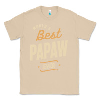 Mushroom Mens Best Papaw Ever Funny Dad / Grandpa Classic Tee - DesigneFamous
