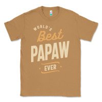Toasted Coconut Mens Best Papaw Ever Funny Dad / Grandpa Classic Tee - DesigneFamous