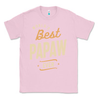Bubblegum Pink Mens Best Papaw Ever Funny Dad / Grandpa Classic Tee - DesigneFamous
