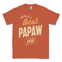 Copper Mens Best Papaw Ever Funny Dad / Grandpa Classic Tee - DesigneFamous