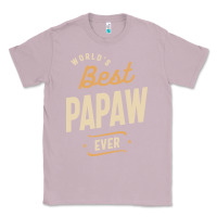 Lilac Mens Best Papaw Ever Funny Dad / Grandpa Classic Tee - DesigneFamous
