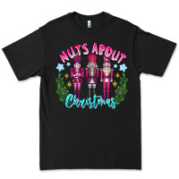 Black Nuts About Christmas Premium Tee - CowhideDigitalArt