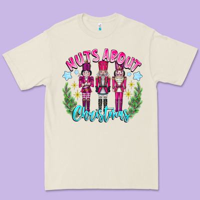 Nuts About Christmas Premium Tee Designed By Cowhidedigitalart