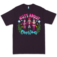 Plum Nuts About Christmas Premium Tee - CowhideDigitalArt