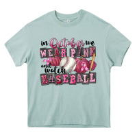 Arona in october we wear pink and watch  baseball Heavy Core Tee - FaDigitalArtStudio
