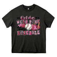 Asphalt in october we wear pink and watch  baseball Heavy Core Tee - FaDigitalArtStudio