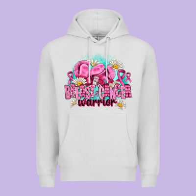 Breast Cancer Warrior Premium Hoodie Designed By Adodesignshop