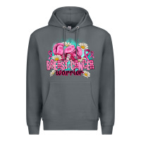 Rock breast cancer warrior Premium Hoodie - AdoDesignShop