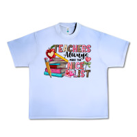 Grape Ice Teachers Always Make The Nice List Urban Heavy Tee - CowhideDigitalArt