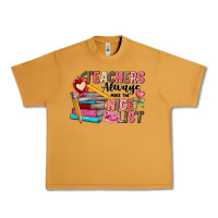 Peanut Butter Teachers Always Make The Nice List Urban Heavy Tee - CowhideDigitalArt