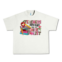 Pistachio Teachers Always Make The Nice List Urban Heavy Tee - CowhideDigitalArt
