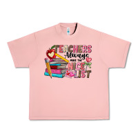 Salmon Teachers Always Make The Nice List Urban Heavy Tee - CowhideDigitalArt