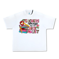 White Teachers Always Make The Nice List Urban Heavy Tee - CowhideDigitalArt