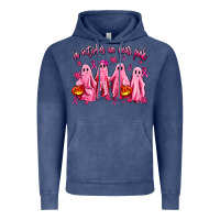 Vintage Denim in october we wear pink ghosts Vintage Hoodie - AdoDesignShop
