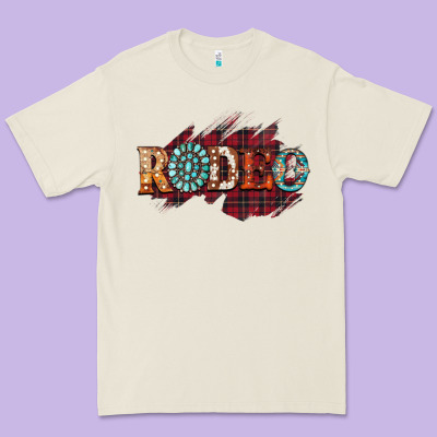 Rodeo Christmas Premium Tee Designed By Cowhidedigitalart