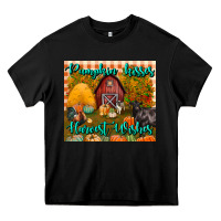 Black pumpkin kisses harvest wishes tumbler Heavy Core Tee - BundleAndBundleShop