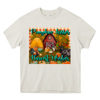 Cream pumpkin kisses harvest wishes tumbler Heavy Core Tee - BundleAndBundleShop