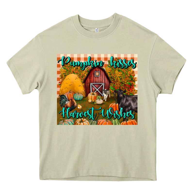 Pumpkin Kisses Harvest Wishes Tumbler Heavy Core Tee by BundleAndBundleShop | Teevron