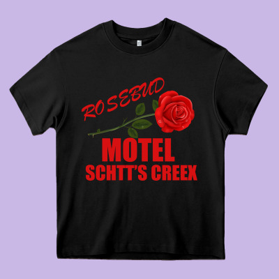 Rosebud  Motel Schtts Creex Heavy Core Tee Designed By Bettercallsaul