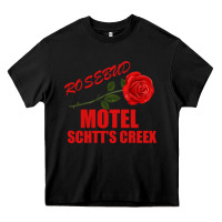Black rosebud  motel schtts creex Heavy Core Tee - Bettercallsaul