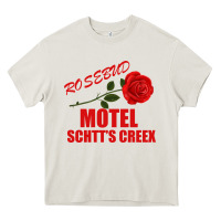Cream rosebud  motel schtts creex Heavy Core Tee - Bettercallsaul
