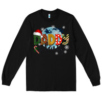 Black daddy claus christmas Long Sleeve Tee - BarkalooDesign