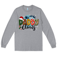 Heather Grey daddy claus christmas Long Sleeve Tee - BarkalooDesign