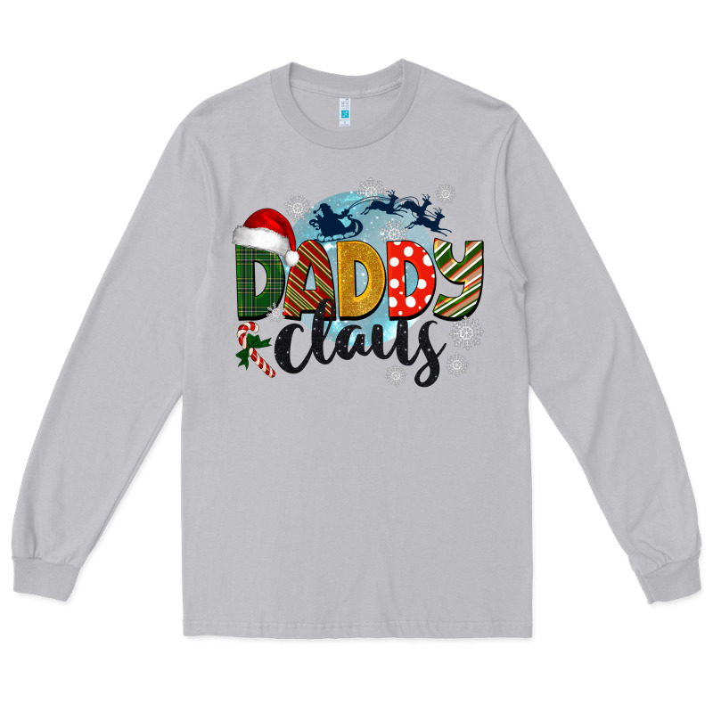 Daddy Claus Christmas Long Sleeve Tee by BarkalooDesign | Teevron