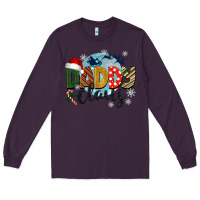 Plum daddy claus christmas Long Sleeve Tee - BarkalooDesign