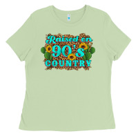 Matcha raised 90's country cactus sunflower's Ladies Tee - Artiststas