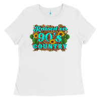 Raised 90's Country Cactus Sunflower's Ladies Tee | Teevron